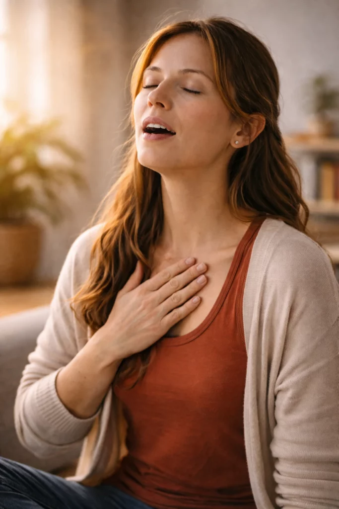 Vocalisation avec attention au ressenti corporel